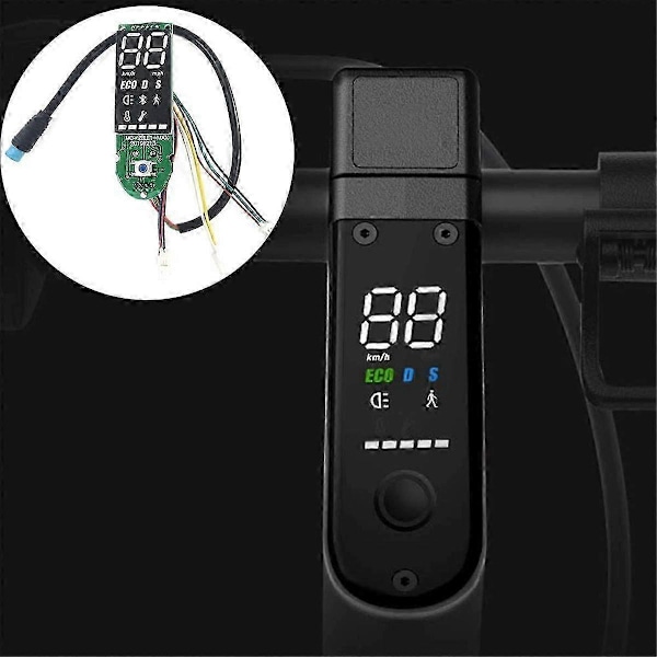Udskiftnings Scooter Dashboard Printkort kompatibelt med Max G30 Elektrisk Scooter Reparationsdele Tilbehør + Cover