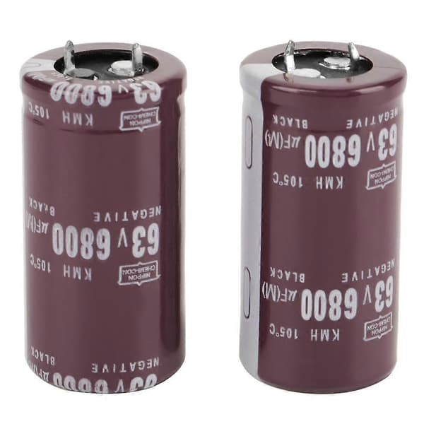 2st 63V 6800uF Elektrolytkondensator 25  50mm 105