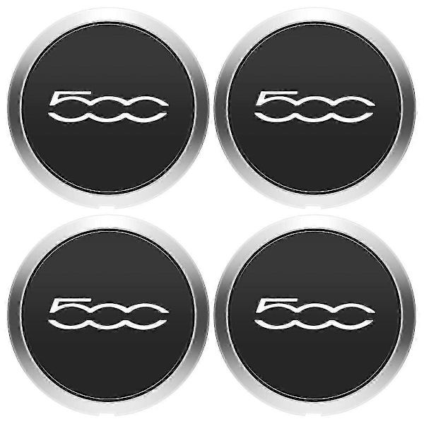 4 st 133 mm navkapsel kompatibel med 500 hjul centrum nav set 68078419AC 68078421AC dammskydd 51884863 silver