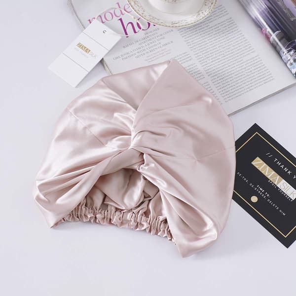 Sovehætte Jumbo Hætte Stor Satin Bonnet