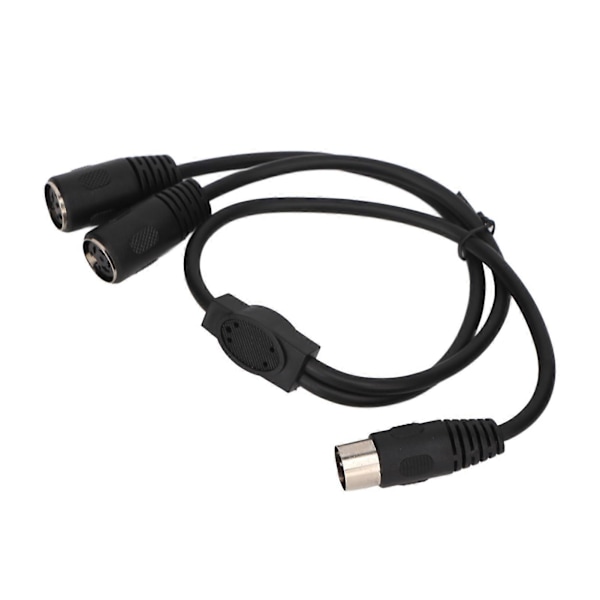 DIN 4PIN til 2DIN 4PIN Adapterkabel Profesjonell Hann til Hunn 4 Pin Mini DIN Y Splitter Kabel 0.5m