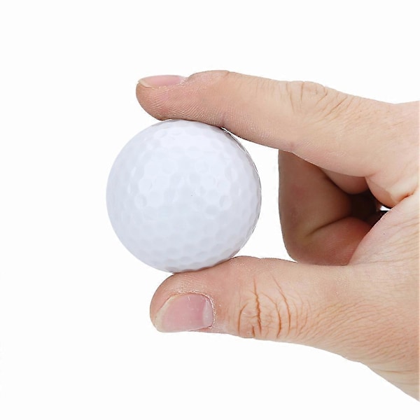1 kpl Elektroninen LED-valaistu golfpallo pimeään yöurheiluun harjoittelua varten (keltainen)