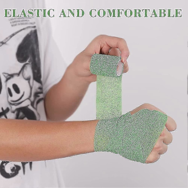 Självhäftande bandage 16-pack 2x 5 yards Självhäftande tejp Stretch Present