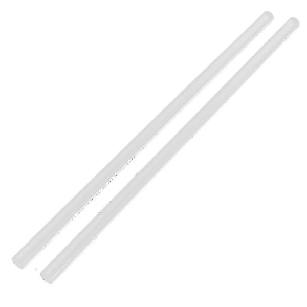 Mx250mm Rund S Akryl Stang Pmma Ekstrudert Bar Klar 2 stk
