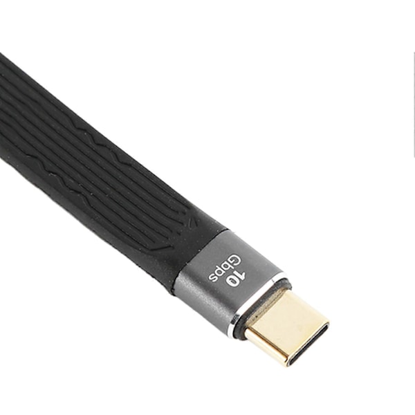 Typ C till Typ C Kabel Hane 10Gbps Dataöverföring PD100W Snabbladdning FPC 4K 60Hz HD Projektionskabel
