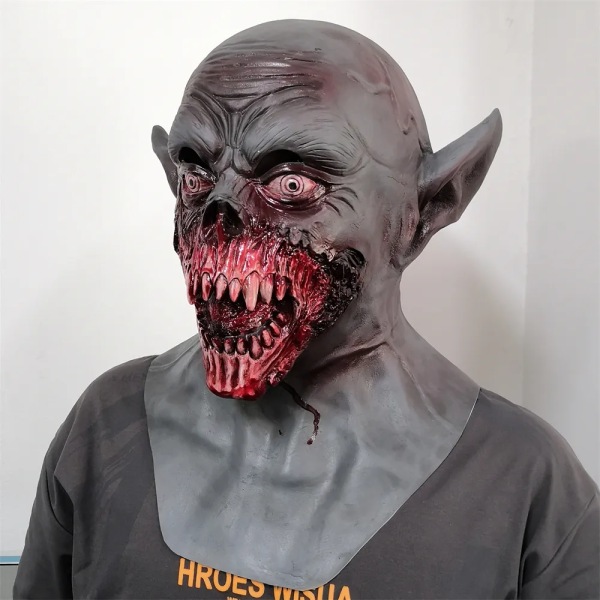 Vampyrmask Skrämmande Dracula Monster Latex Mask Halloween Kostymfest Skräckdemon Zombie Cosplay rekvisita Nyhet Kostymfest a