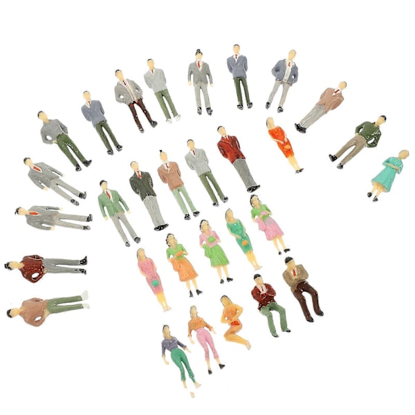 30 st Miniatyr Människor Figurer Små Människofigurer Minifigurer Miniatyrfigurer
