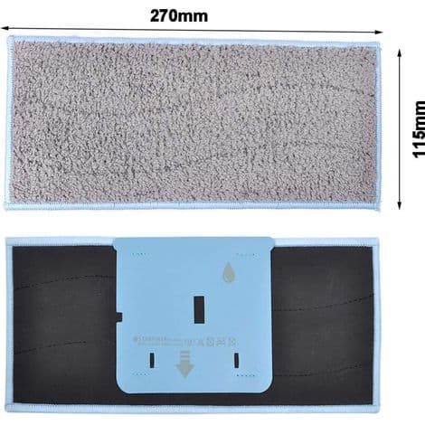 Sæt med 4 genanvendelige vaskbare moppepuder til Braava Jet M6134