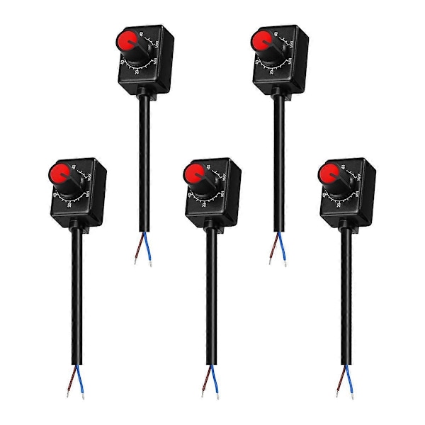 5 STK DC 0/1-10V Knap LED Lysdæmper, Lavspændings Passiv Lysdæmper PWM Dæmpning til 0-10V eller 1-10V Dæmpbar E