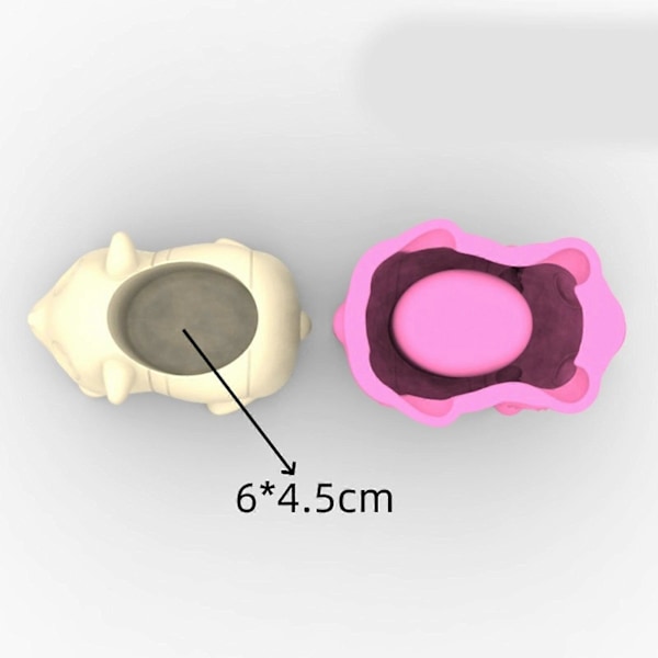 Havekrukker Form Sukulent Plantepotter Form Dyreform Silikone Beton Støbeform til Epoxy Resin og Penholder
