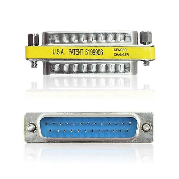 DB25 25-pin hann til hann mini kjønnsskifteradapter