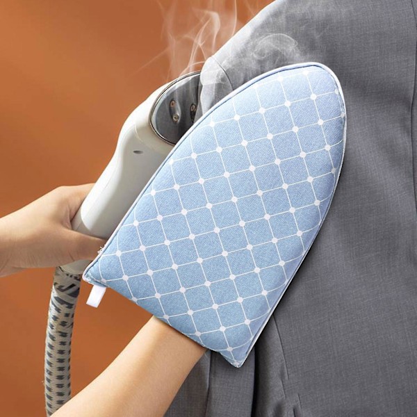 Garment Steamer Strykhandskar Steam Handske Värmebeständig plagg Steamer Mitt Garment Steamer Tillbehör för kläder Blue