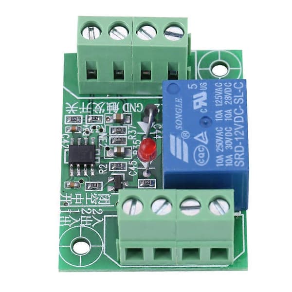 DC 12V Enkel Kanal Bistabil Krets Trigger Bryter Relé Kontrollmodul