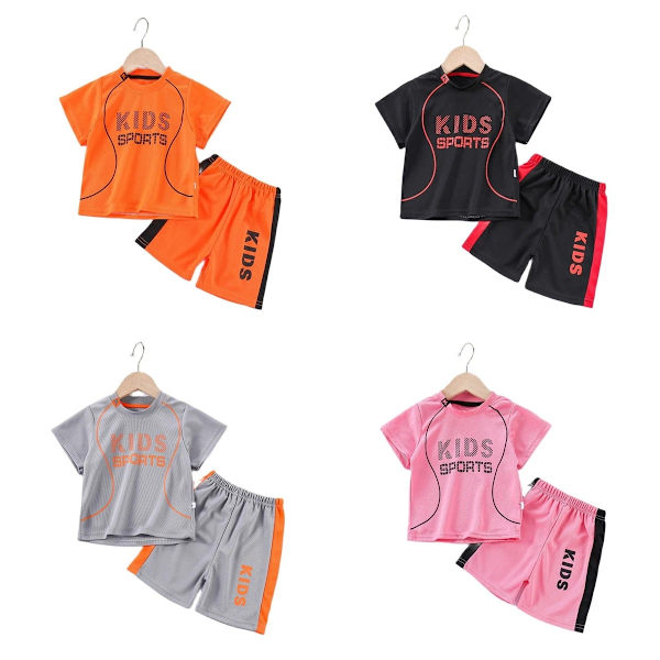 Ny sommar barn casual basket kostym kostym sport jersey style 4 4T(100-110CM)