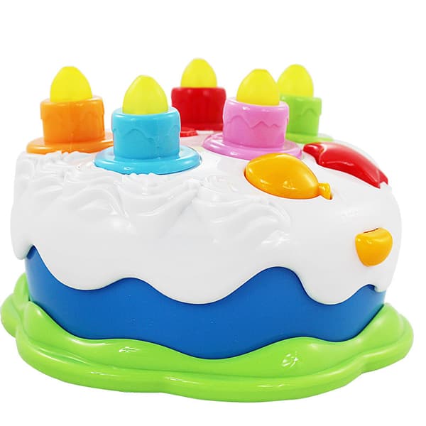 Lekekake med musikk til bursdag