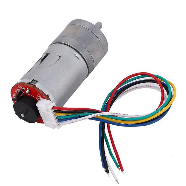 DIY Encoder Växelmotor med Monteringsfäste 65mm Hjulkit för Smart Bil Robot DC12V(130RPM)