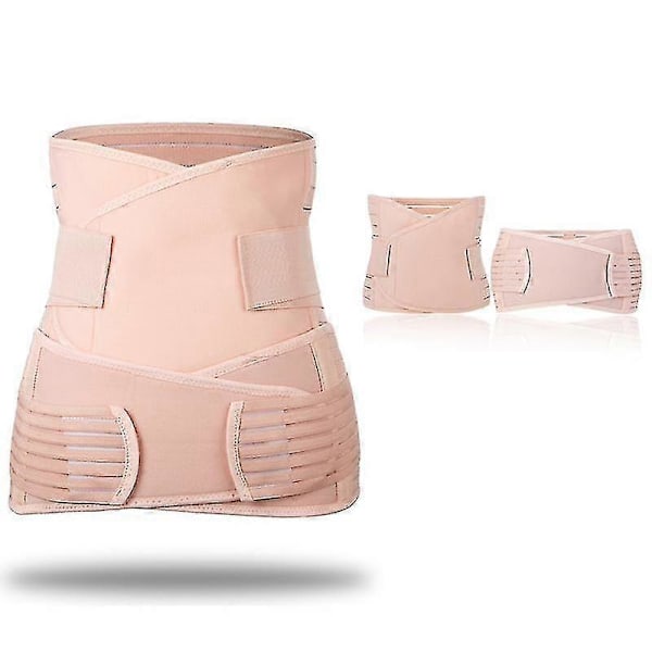 2-i-1 Stave Elastisk Kropsformende Girdle Hudfarve Åndbar Korset
