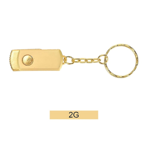 USB Flash Drive USB 2.0 Roterende Bulk Lynlås Thumb Drives til Window2003/XP/Vista/7/8/10/OS X/Linux2GB
