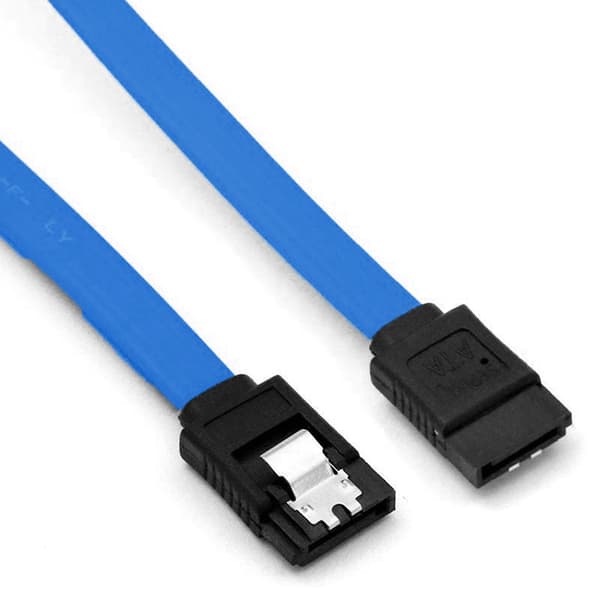 III Kabel, 1 Stk. 6Gbps Lige HDD SDD Datakabel med Lås 40cm til SATA HDD SSD CD Driver CD Brænder