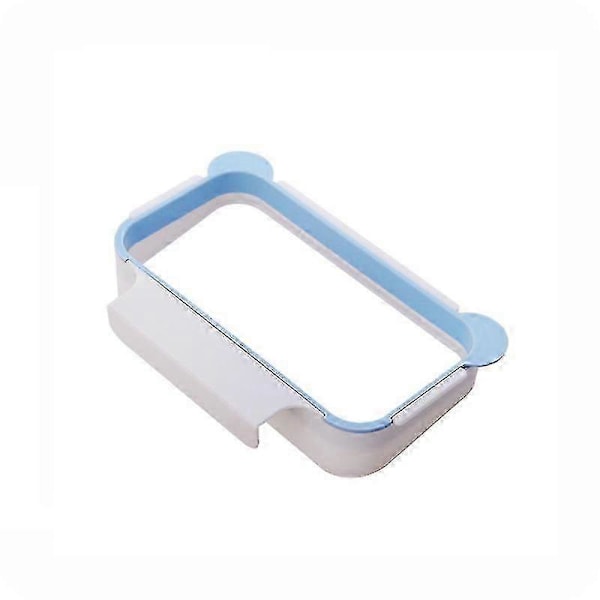Skaphengt søppelposeholder, bærbar søppelposeholder, plast søppelholder for kjøkkenskapdør for kjøkken, spisestue, camping (1 stk)