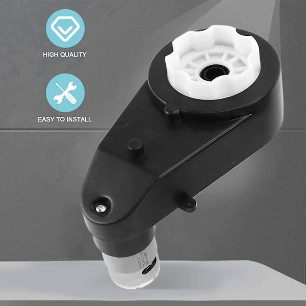 2 kpl 550 Universaali Lasten Sähköauton Vaihdelaatikko Moottorilla 12V 23000Rpm Moottori Lasten Ajettavaan Autoon C