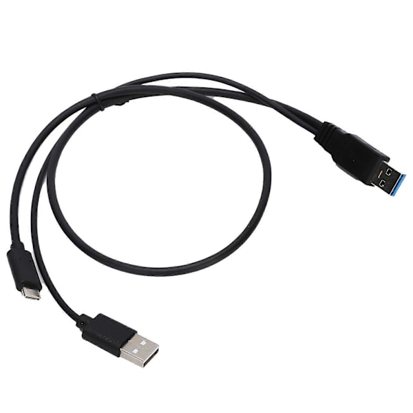USB3.0+USB2.0 till USB-C Konverteringskabel Adapter Sladd för Surfplatta Dator Kamera Skrivare
