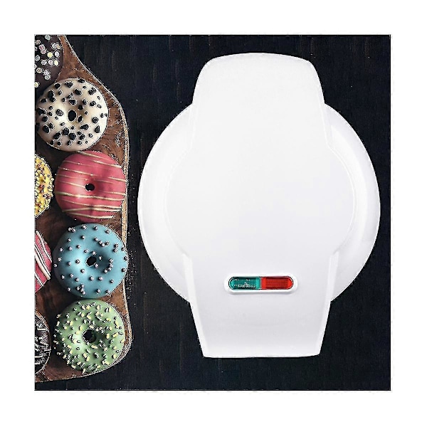 Mini Donuts Maskin 220v Donut Maker Maskin Gör-det-själv Hemanvändning Mini Maker Vit Eu-kontakt