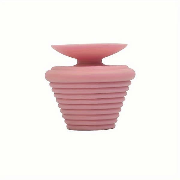 Badekarpropp Universal Avløpsstopper Silikon Badekarpropp for Baderom Badekar og Kjøkken pink