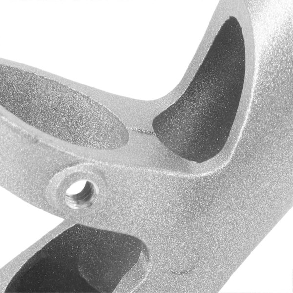 Flaggfäste Justerbart 45 Grader Aluminiumlegering Starkt Rostfritt 3 Håls Flaggstångshållare Silver