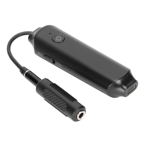 Bluetooth 5.0 Audio Receiver Transmitter Bærbar 2 i 1 Trådløs 3.5mm Jack Adapter til Bil Mobiltelefon Tablet