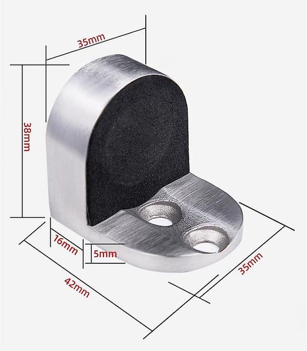 304 rustfritt stål magnetisk dørstopper gulv magnetisk dørstopper gulv magnetisk dørstopper