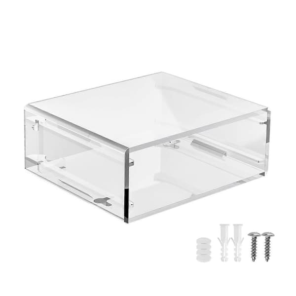 Akryl Case Stand til Mac Mini M4 Under-Skrivebord Vægopbevaringsstand