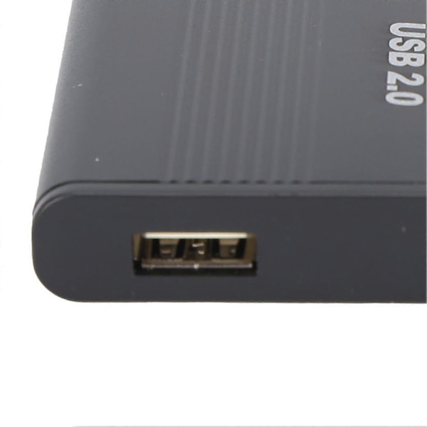 HDD Kabinett Plug & Play 3TB USB2.0 SSD Harddisk Boks for OS X Laptops Ekstern Datalagring Noir