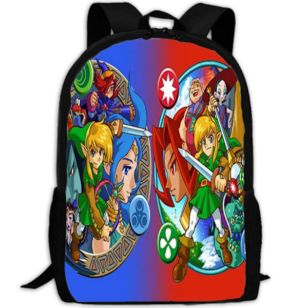 Spel The Legend of Zelda Breath of The Wild Barnryggsäck Kawaii Fritid Kindergarten Student Skolväska Bokväska Barnpresent style 9