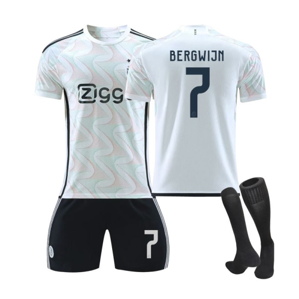 23-24 Ajax Borta #7 BERGWIJN Shirt Training Kit 16