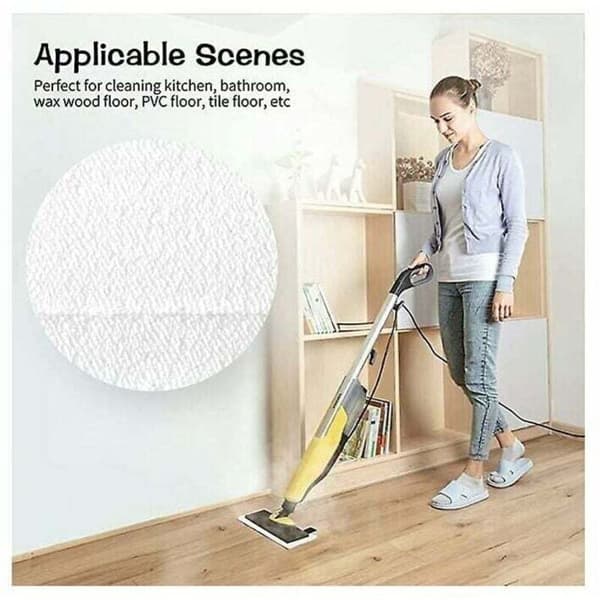 Karcher Moppputer 5 stk - Kompatibel med SC5/SC4/SC3/SC2 - Borrelås for damprenser - Vaskbar - Karcher-eiere