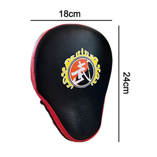 Boxning Mma Punching Mitts Focus Pads Red