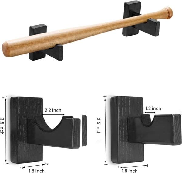 Stabil baseballkølleholder