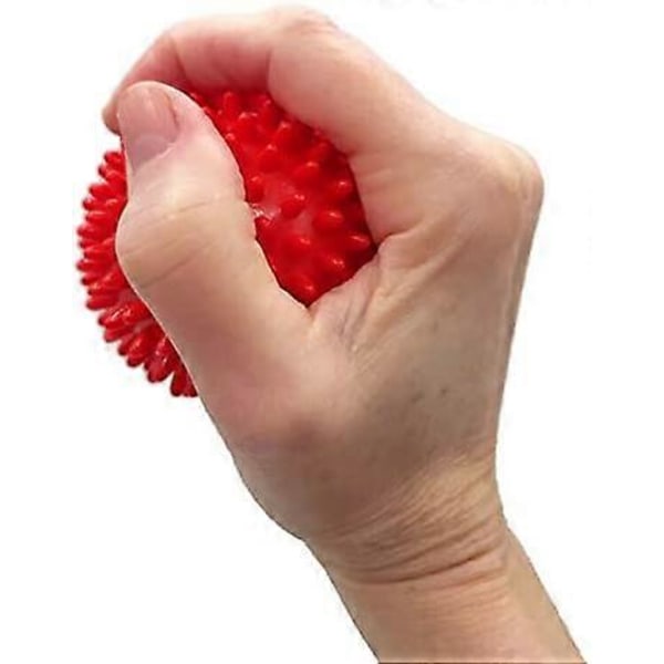 Pigget Massagebold, Fod/Helkrops Pigget Opstrammende Bold, Triggerpunkter, Fitnesscenter, Yoga, Pilates, Stress, Zoneterapi, Myofascial Terapi Blå)