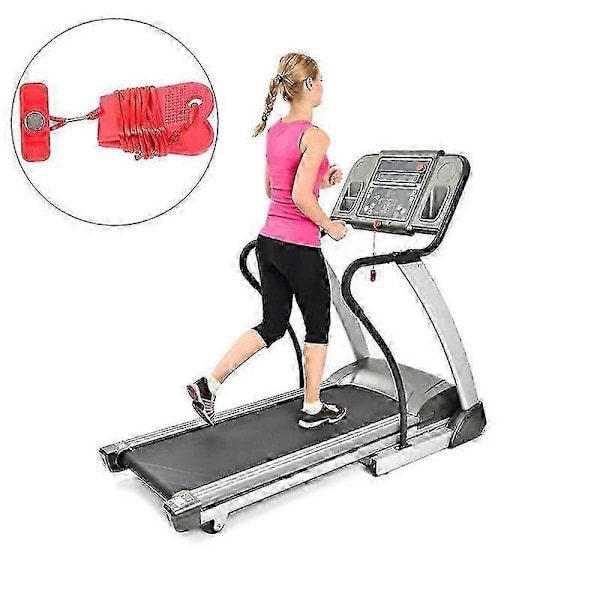 Rød Løbebånds Sikkerhedsnøgle Løbebåndslås Fitness Sports Løbebånd Nødstop Til Løbebåndstilbehør Værktøj