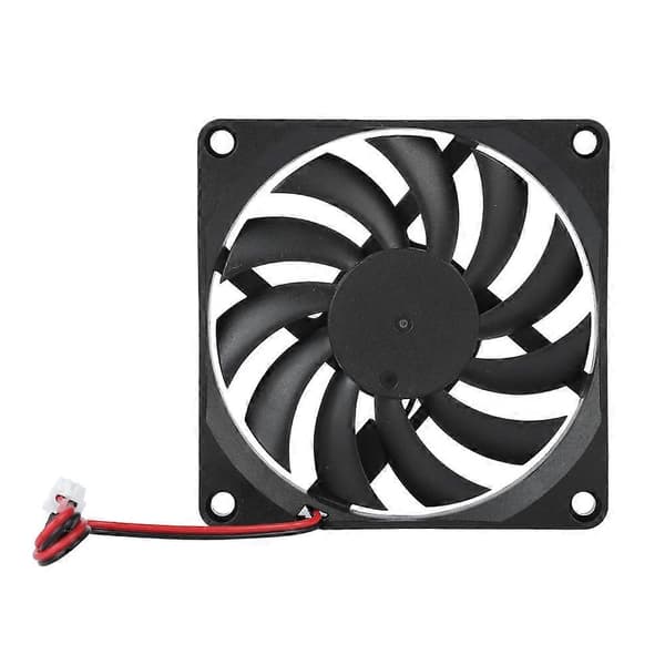 21.46CFM 2 STK 3D Printer Samlingsdel Højhastigheds Køleventilator 12V 6000RPM