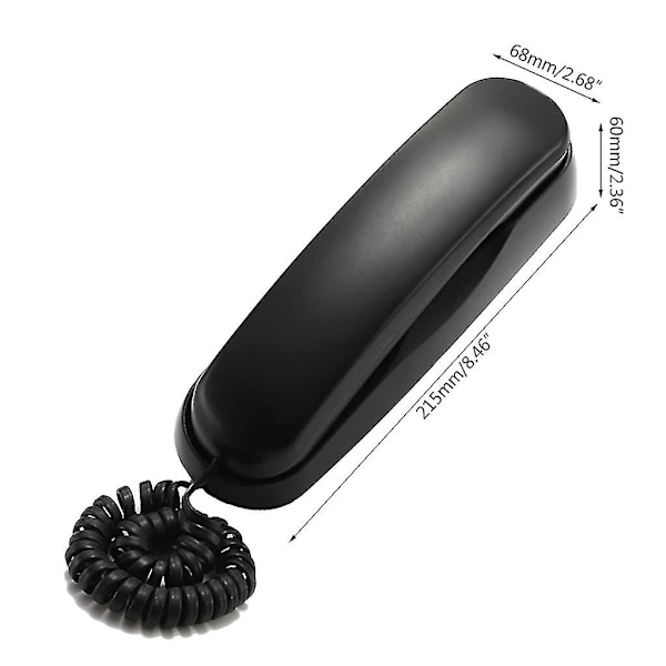 Tc990 Fasttelefon Veggtelefon Bærbar Mini Telefon Vegghengt-telefon