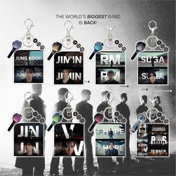 2026 Ny BTS Return Preview: Akryl Nøglering Vedhæng Kendis Merchandise Group