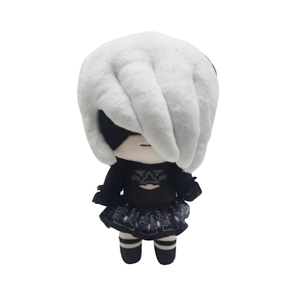 Nier Automata plyschleksak Nier Automata 2b spel tecknad docka docka girl