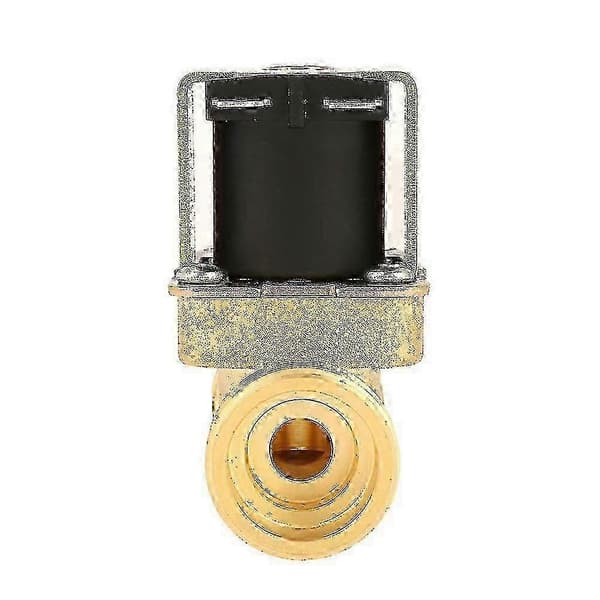 Magnetventil 12V, Solid Mässing Vattentät Normalt Stängd Ventil för Exakt Vattenkontroll, Enkel Installation & Stabil