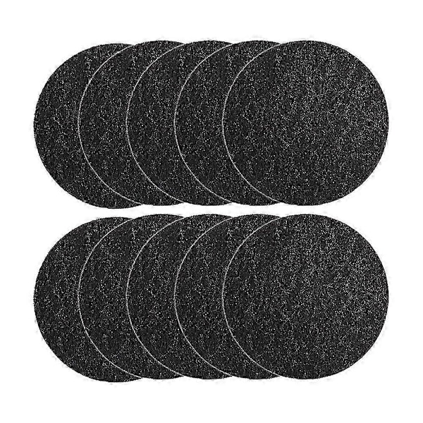 10 st Kolfilter kompatibla med Komposthink 17 cm Kök Aktiverat Kol Kompostbehållare Filter Ersättning kompatibla med Bänkskiva