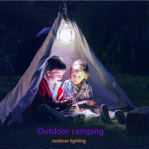 Solcelle fodboldlamper udendørs nødbelysning campinglamper hjem natmarkedsboder