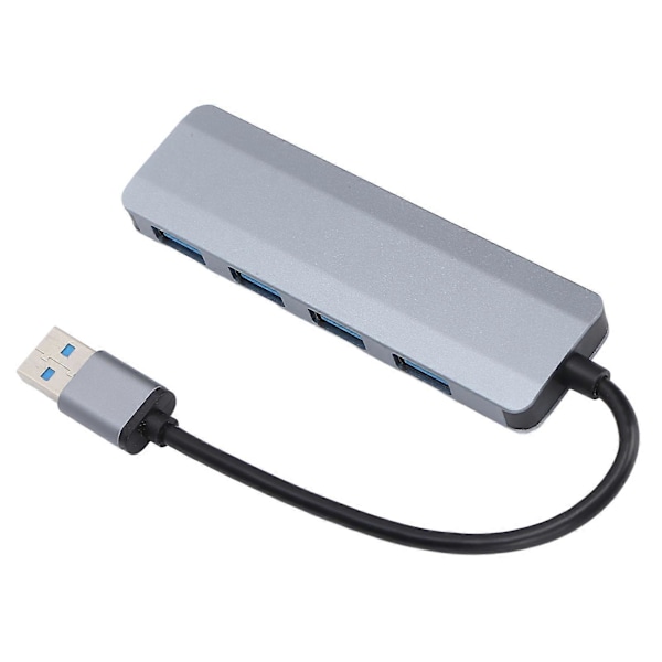 USB3.0 Hub 4 Portar Splitter Överströmsskydd Bred Användning USB3.0 Dockningsstation för Tangentbord Stationär Dator
