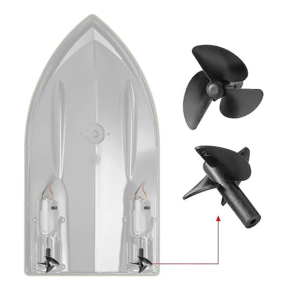 Propelmotor & Venstre/Højre Propelbeskyttelse Foderbåd Reservedele jy 1 pair of Propeller