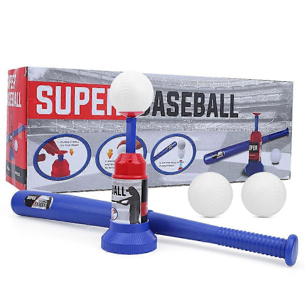Baseboll Set Leksak Semi-Automatisk Baseboll Launcher Basebollträ Leksak för Barn (777&#8209;607)